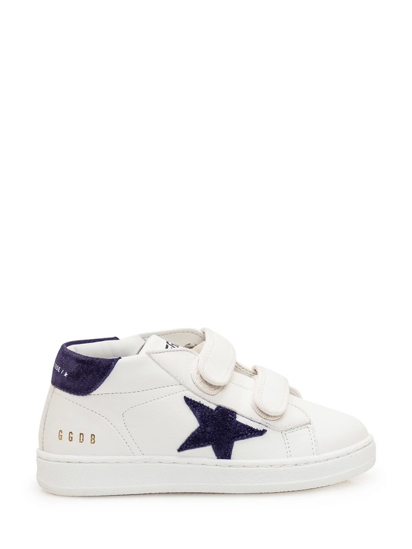 KIDS Golden Goose Ball Star Sneakers - White KIDS Golden Goose Ball Star Sneakers - White