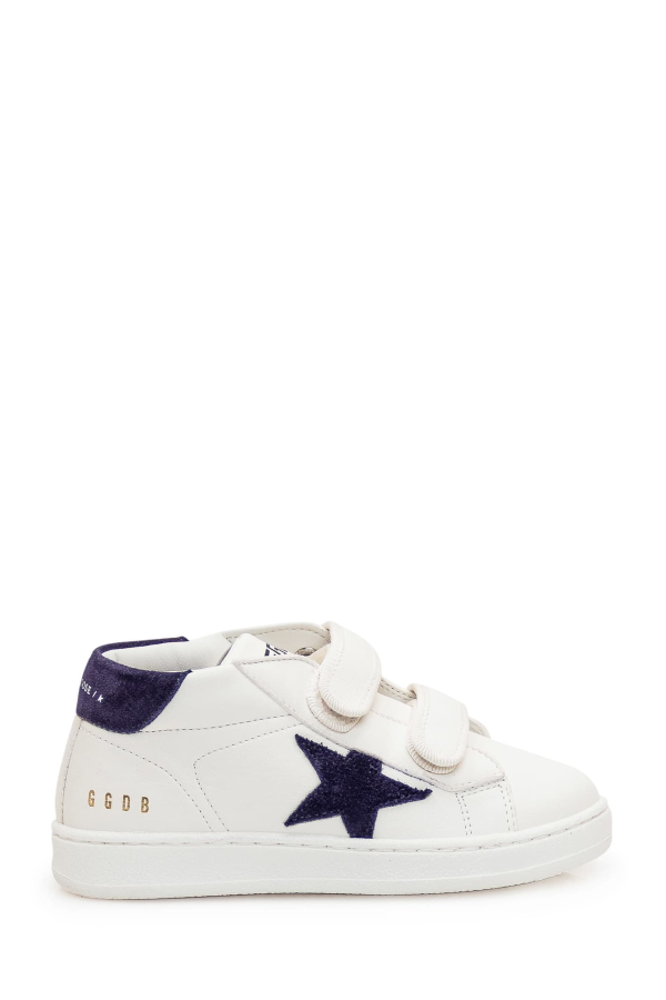 KIDS Golden Goose Ball Star Sneakers - White