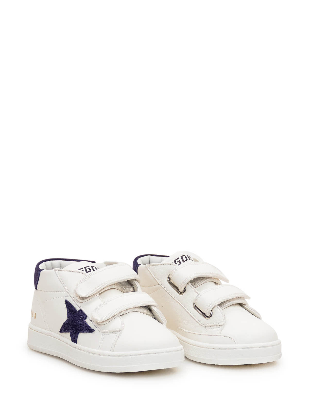 KIDS Golden Goose Ball Star Sneakers - White - Image 2 of 4