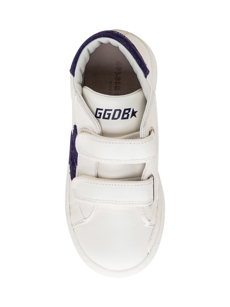 KIDS Golden Goose Ball Star Sneakers - White