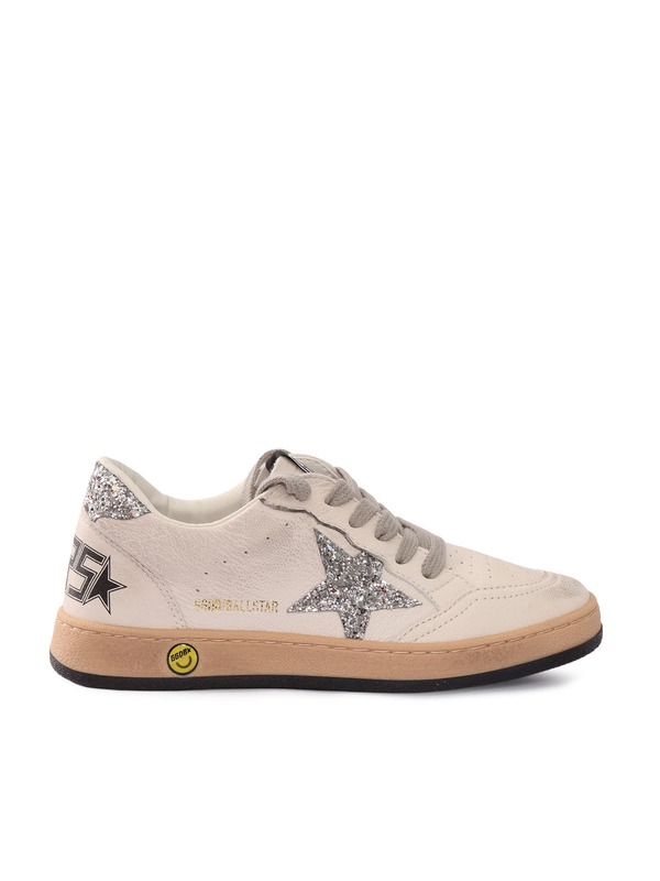 KIDS Golden Goose Ballstar Sneakers - White KIDS Golden Goose Ballstar Sneakers - White
