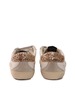 KIDS Golden Goose Old School Leather Upper Laminated Star Glitter Heel Suede Spur Shoes - White - Thumbnail 3