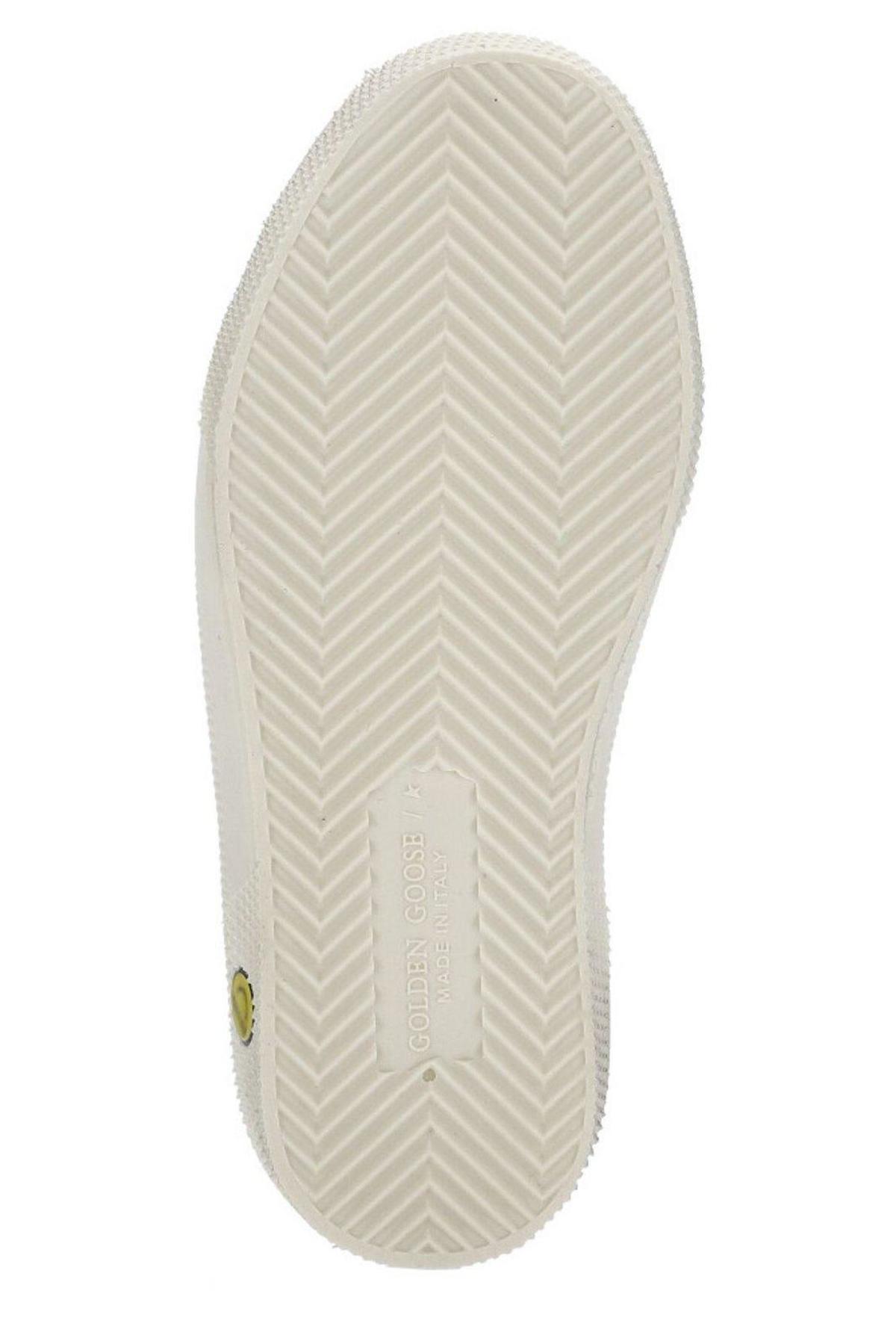 KIDS Golden Goose May Star Patch Sneakers - White - Image 4 of 5