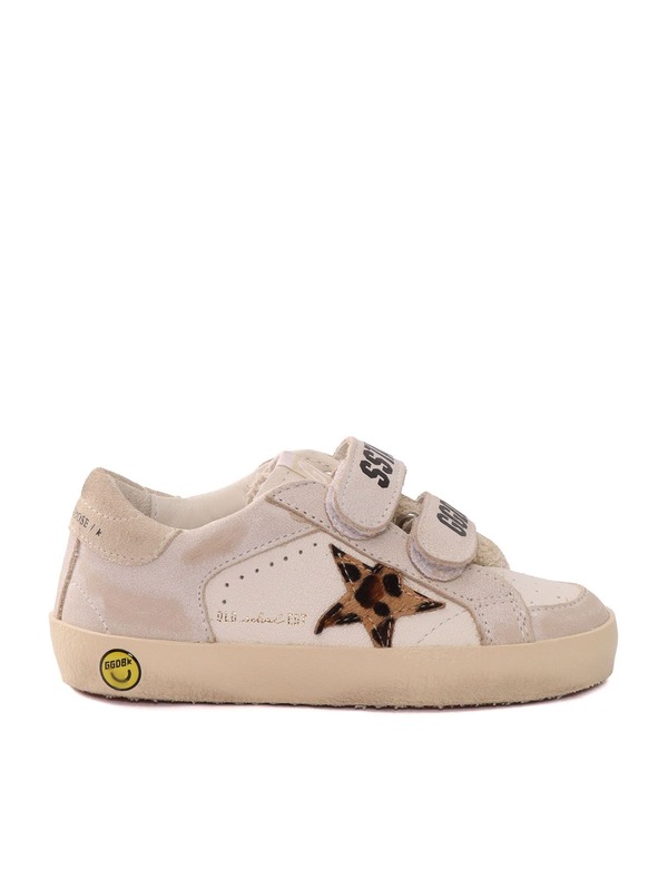 KIDS Golden Goose Old School Sneakers - White KIDS Golden Goose Old School Sneakers - White
