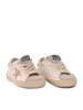 KIDS Golden Goose Super Star Leather Upper Suede Toe And Spur Glitter Star Laminated Heel Shoes - White - Thumbnail 2