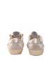 KIDS Golden Goose Super Star Leather Upper Suede Toe And Spur Glitter Star Laminated Heel Shoes - White - Thumbnail 3