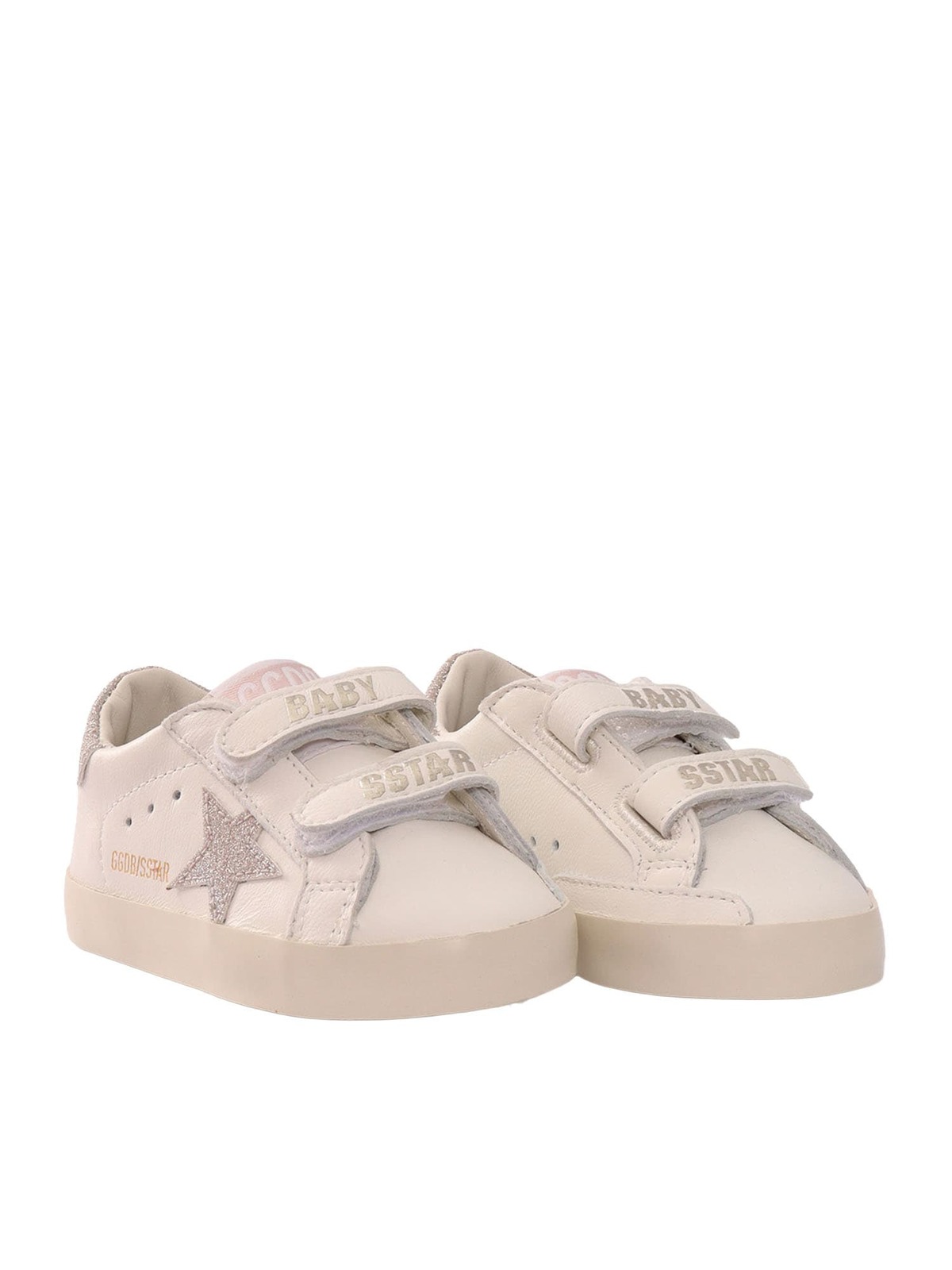 KIDS Golden Goose Baby School Sneakers - White - Image 2 of 3