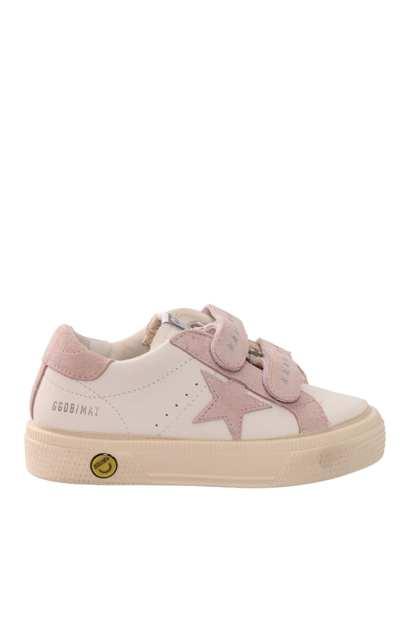KIDS Golden Goose May School Sneakers - White