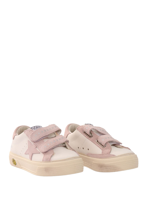 KIDS Golden Goose May School Sneakers - White