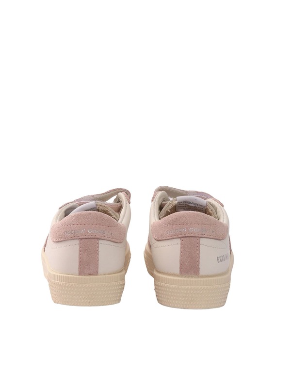 KIDS Golden Goose May School Sneakers - White