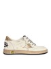 KIDS Golden Goose Ballstar Nappa Upper Laminated Star And Heel Shoes - White - Thumbnail 1