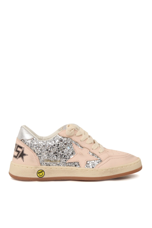 KIDS Golden Goose Ballstar Sneakers - Silver