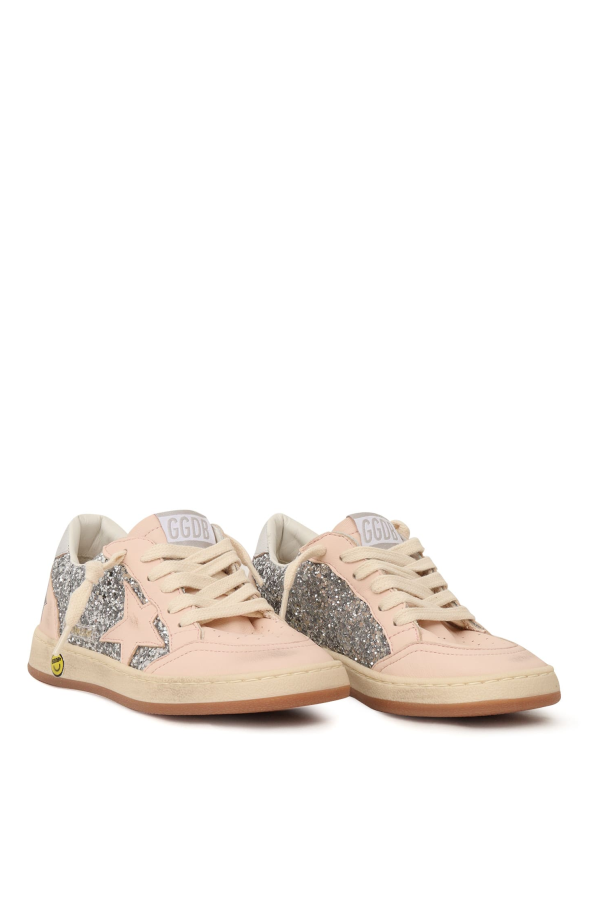 KIDS Golden Goose Ballstar Sneakers - Silver