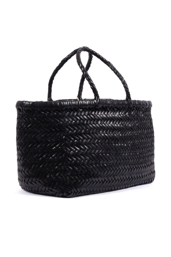 Dragon Diffusion Bamboo Triple Jump Small Shoulder Bag - Black