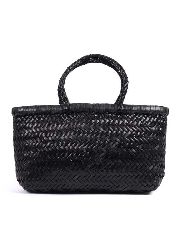 Dragon Diffusion Mini Flat Gora Basket Shoulder Bag - Black Dragon Diffusion Mini Flat Gora Basket Shoulder Bag - Black