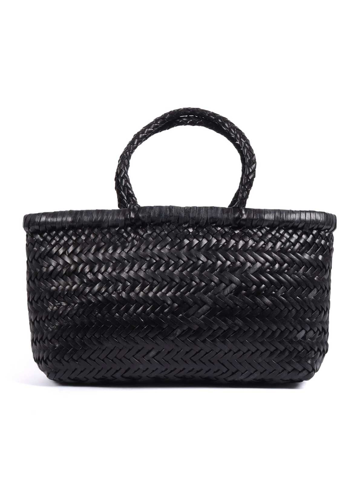 Dragon Diffusion Mini Flat Gora Basket Shoulder Bag - Black - Image 1 of 3