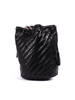 Dragon Diffusion Pompom Double Jump Shoulder Bag - Black - Thumbnail 2