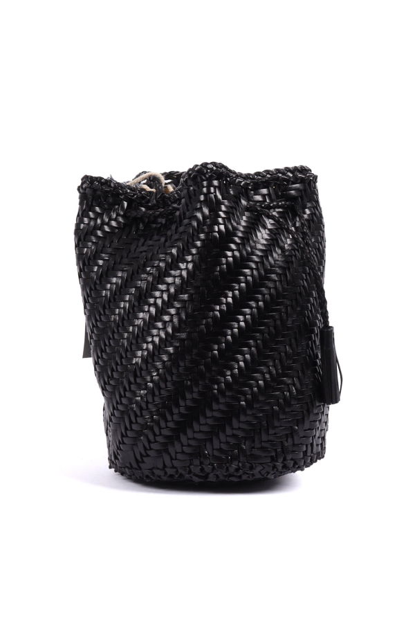 Dragon Diffusion Pompom Double Jump Shoulder Bag - Black