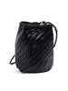 Dragon Diffusion Pompom Double Jump Shoulder Bag - Black - Thumbnail 3
