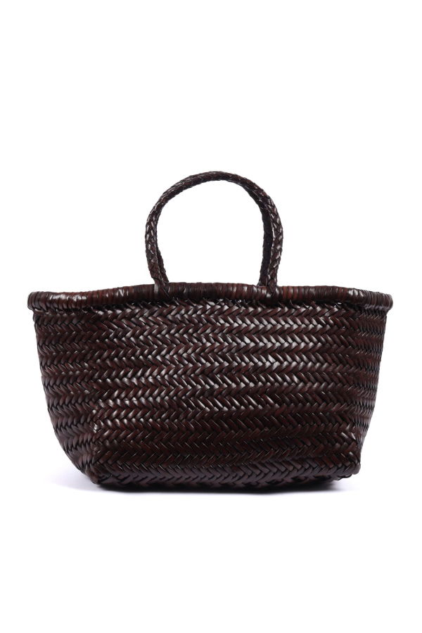 Dragon Diffusion Bamboo Triple Jump Small Shoulder Bag - Brown