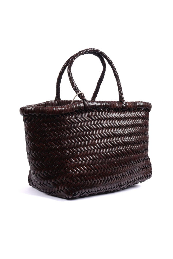 Dragon Diffusion Bamboo Triple Jump Small Shoulder Bag - Brown