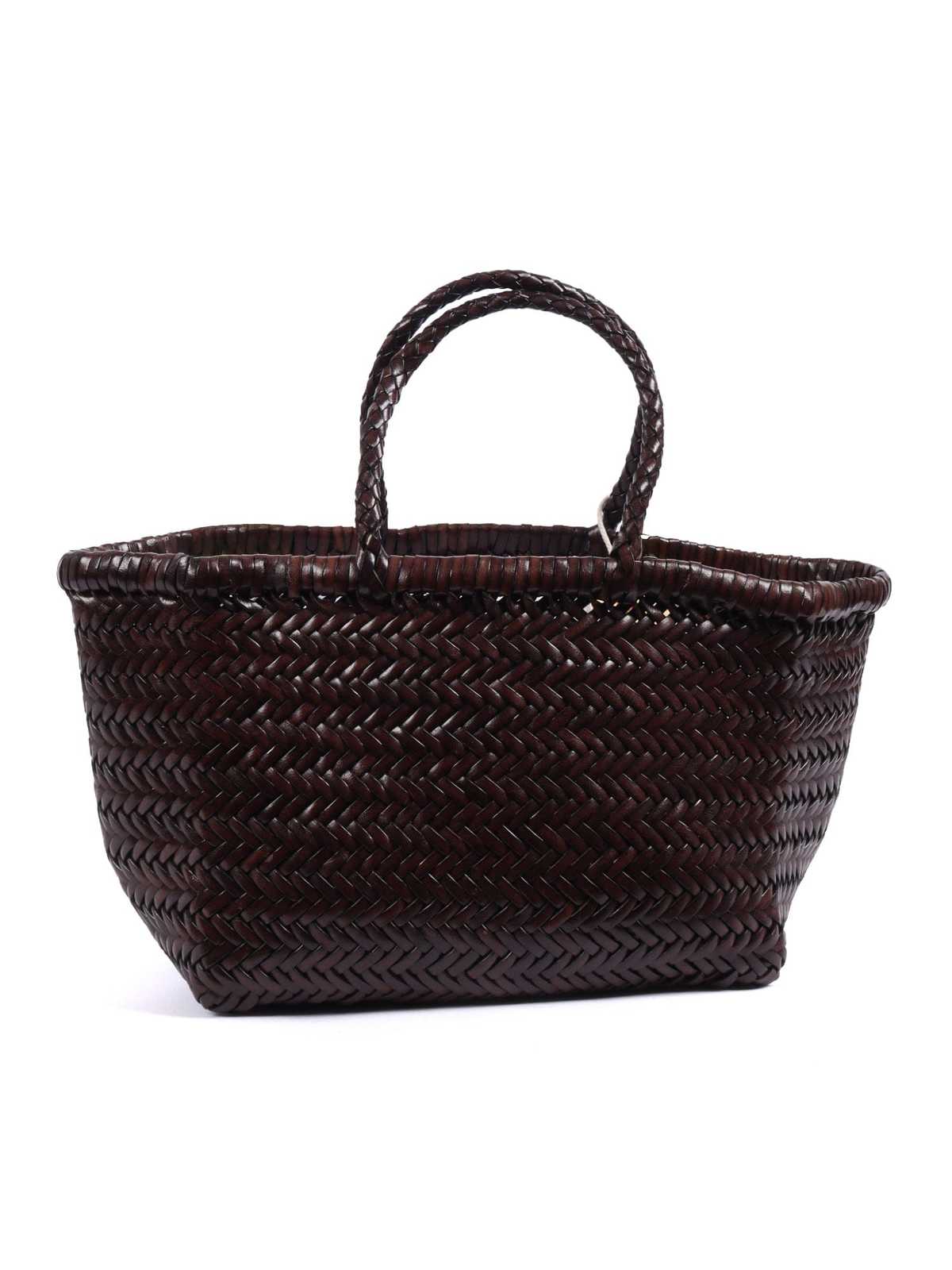 Dragon Diffusion Bamboo Triple Jump Small Shoulder Bag - Brown - Image 3 of 3