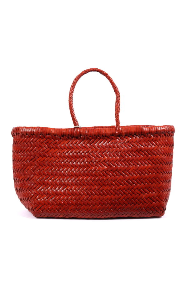 Dragon Diffusion Bamboo Triple Jump Small Shoulder Bag - Orange