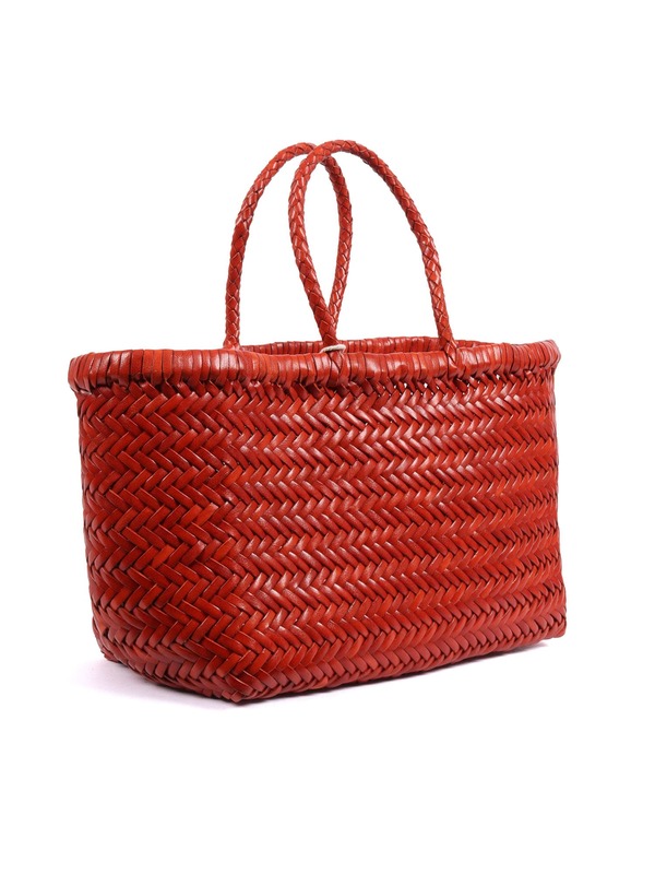 Dragon Diffusion Bamboo Triple Jump Small Shoulder Bag - Orange