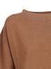 Fabiana Filippi Lurex Cotton Wool Boatneck Short Sleeve Sweater - Beige - Thumbnail 3
