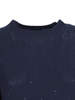 Fabiana Filippi Sequin Short Sleeve Crew Neck Sweater - Blue - Thumbnail 3