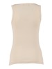Fabiana Filippi Ribbed Jersey Tank Top With Filo Diamante - Beige - Thumbnail 2