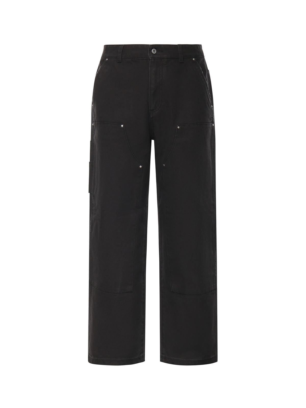 Represent Cotton Worker Pants - Washed Black - Image 1 of 3