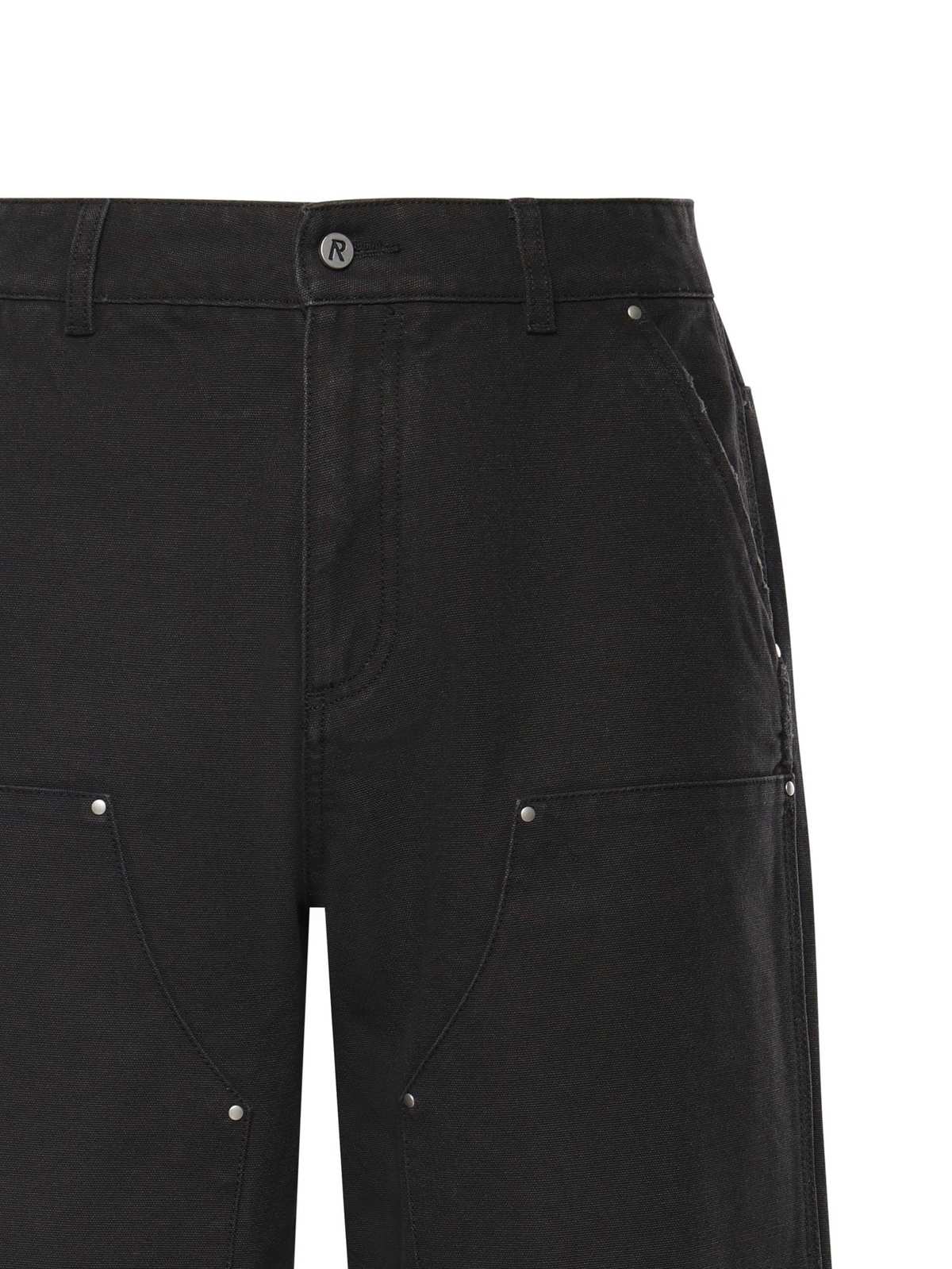 Represent Cotton Worker Pants - Washed Black - Image 2 of 3