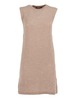 Fabiana Filippi Sequin Diamond Stitch Knit Dress - Beige - Thumbnail 1