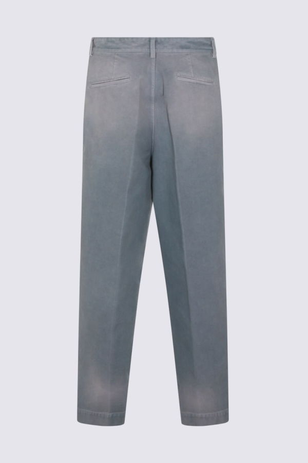 Marni Light Blue Cotton Pants
