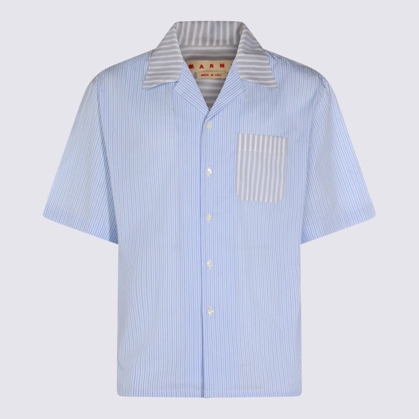 Marni Multicolor Cotton Shirt - Red Marni Multicolor Cotton Shirt - Red