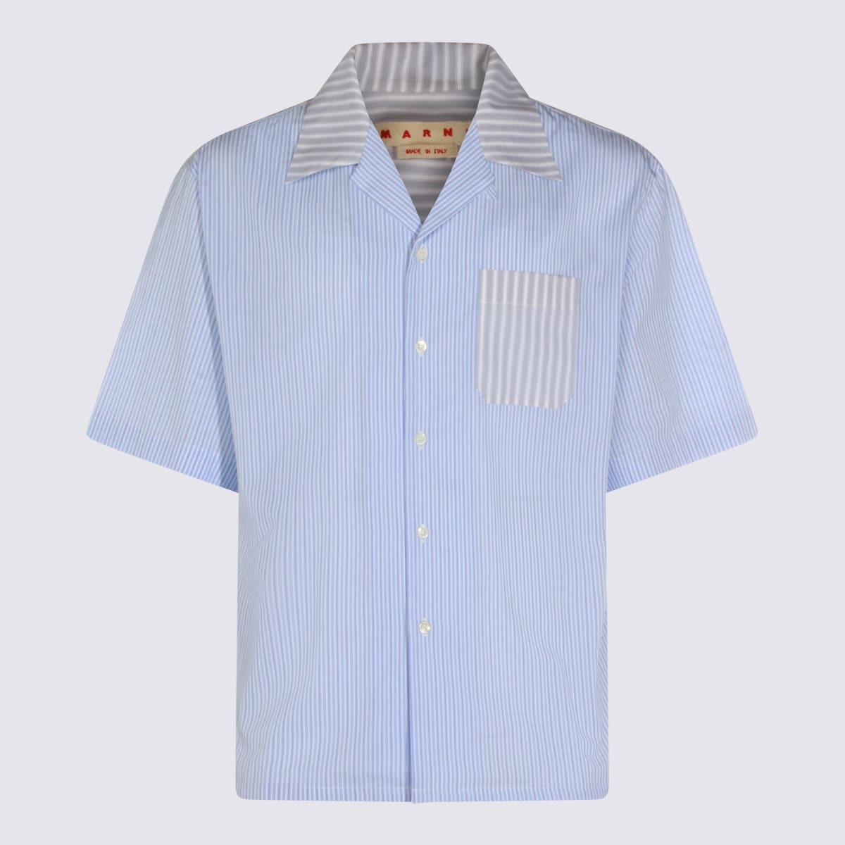 Marni Multicolor Cotton Shirt - Red - Image 1 of 4