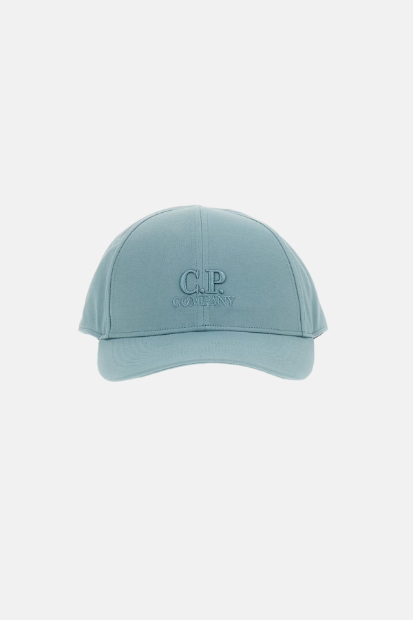 C.P. Company Gabardine Logo Cap - Clear Blue