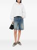 Golden Goose Cotton Cropped Hoodie - Light Grey - Thumbnail 3