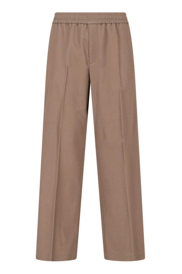 Golden Goose Virgin Wool Track Pants - Taupe