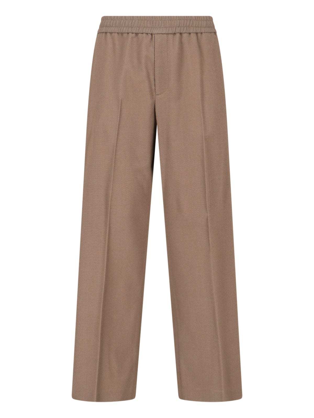 Golden Goose Virgin Wool Track Pants - Taupe - Image 1 of 5