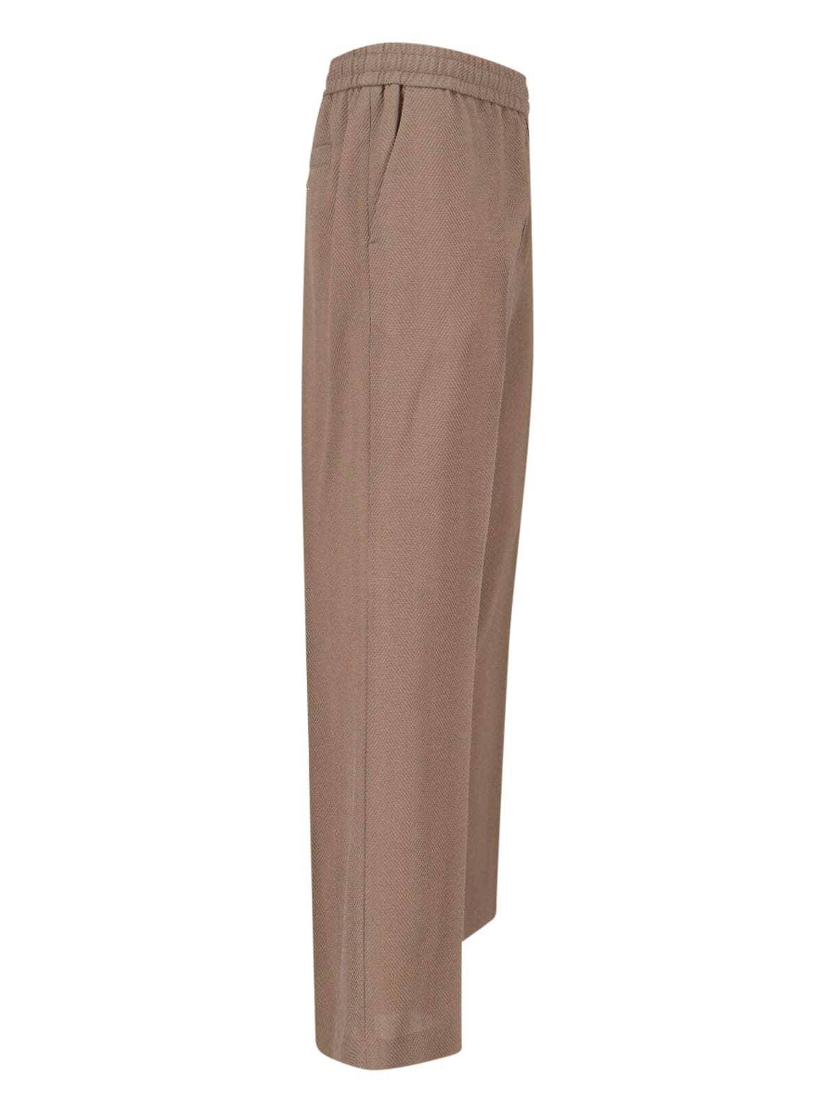 Golden Goose Virgin Wool Track Pants - Taupe - Image 3 of 5