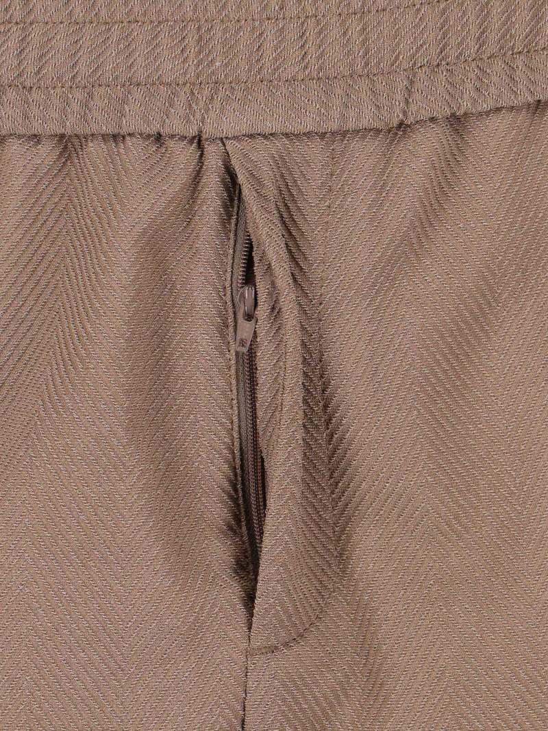 Golden Goose Virgin Wool Track Pants - Taupe