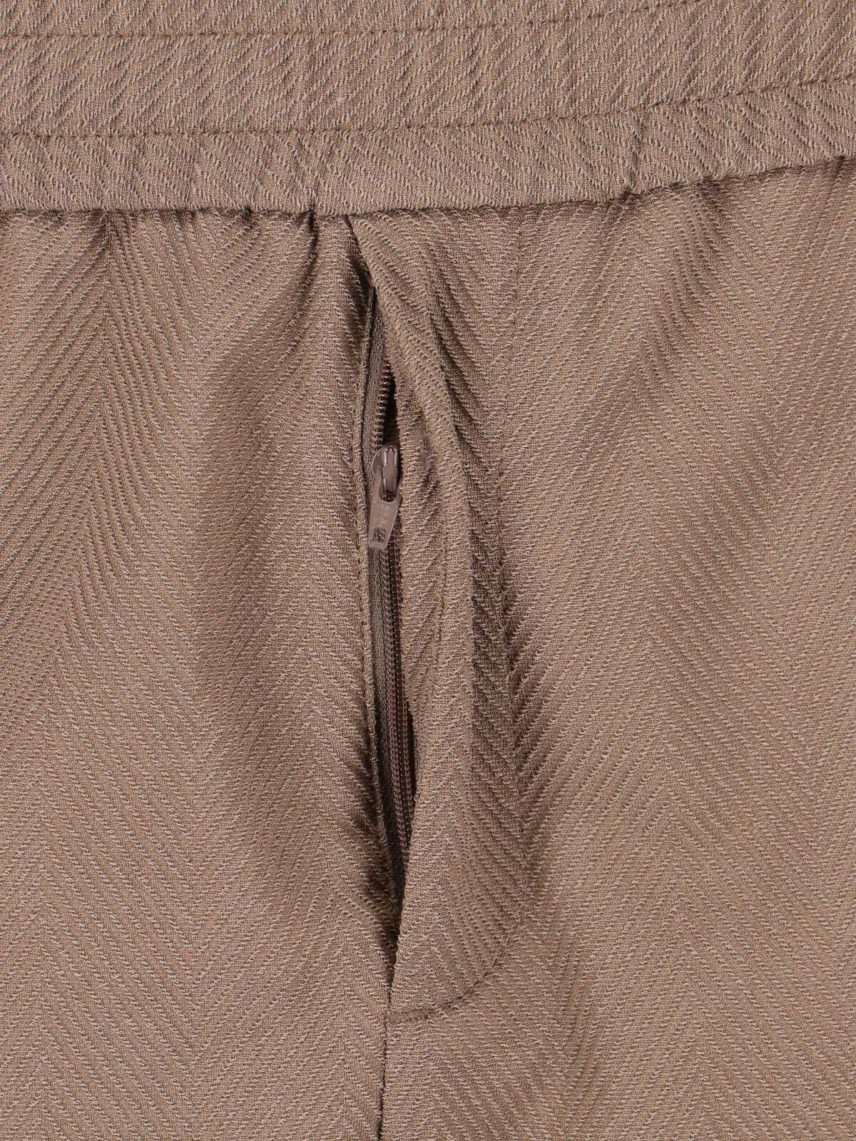 Golden Goose Virgin Wool Track Pants - Taupe - Image 4 of 5