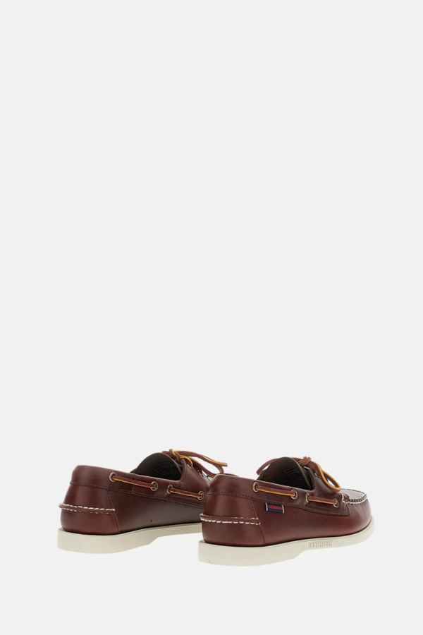 Sebago Portland Waxed Boat Shoes - Brown