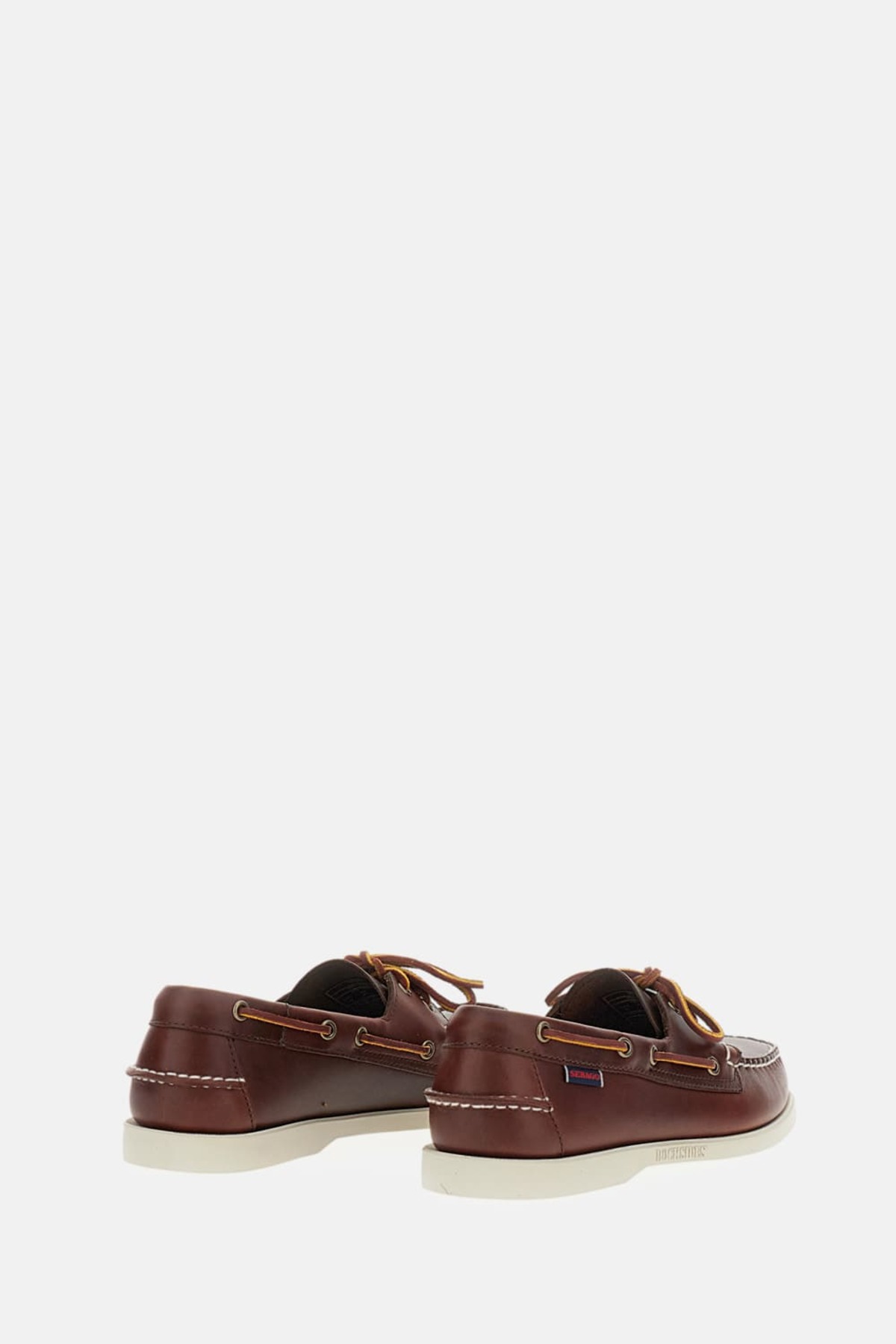 Sebago Portland Waxed Boat Shoes - Brown - Image 2 of 4