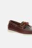 Sebago Portland Waxed Boat Shoes - Brown - Thumbnail 3