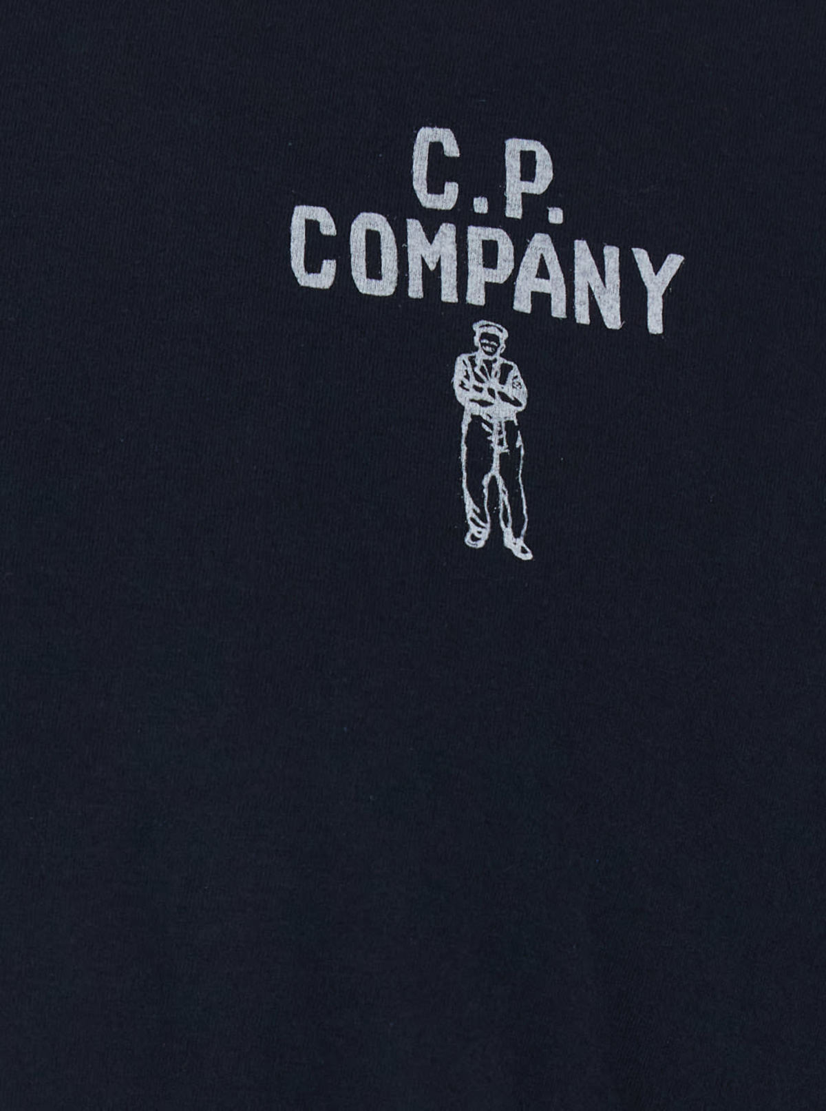 C.P. Company 30/1 Jersey Short Sleeve British Sailor Tee - Blue - Image 3 of 3