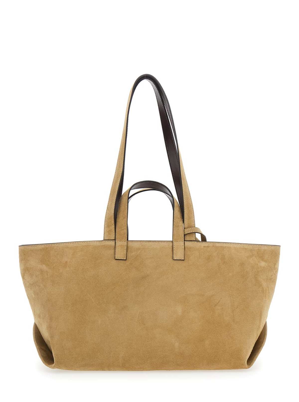 A.P.C. Le Drummer Suede And Smooth Leather Tote - Beige - Image 2 of 3