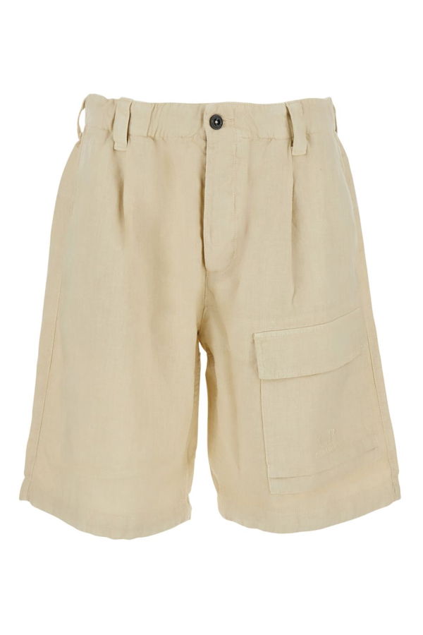 C.P. Company Lino Shorts - Beige